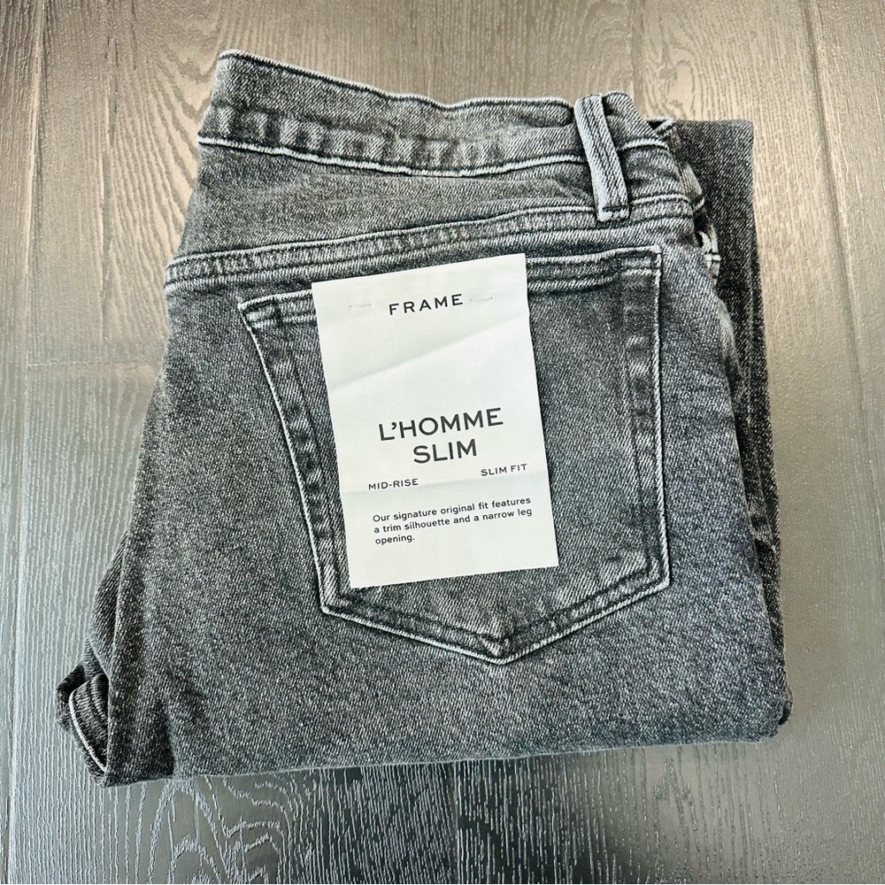 Frame L'Homme Slim “Deacon” Jeans - 34